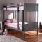 Baxton Studio Elsie Grey Finished Wood Twin Size Bunk Bed 157-9635 - alternate 5